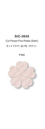 カットフラワー五ツ花（サテン）／L